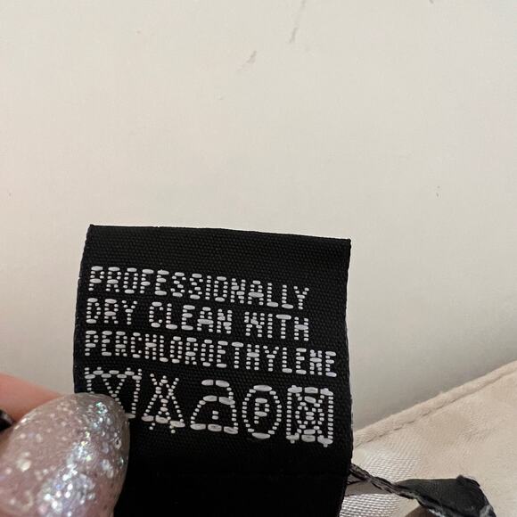 Etcetera Pinstripe Shorts Gold Buttons Size 8 - Picture 6 of 6